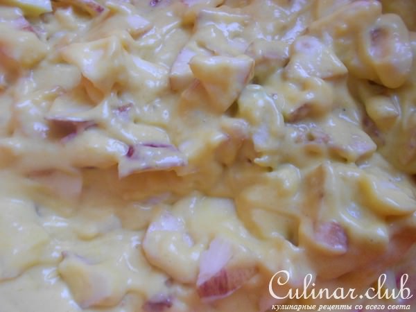 Шарлотка с яблоками