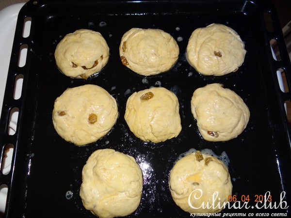 Овсяные булочки с изюмом