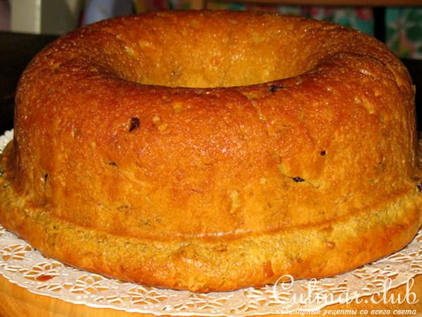 Пирог "Ромовая бабка"