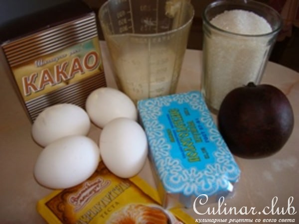 Пирог из свеклы с какао