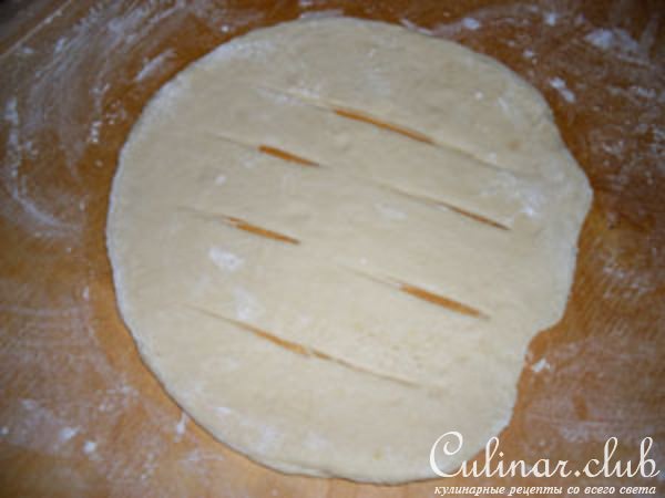 Пирог с бананами и вишнями