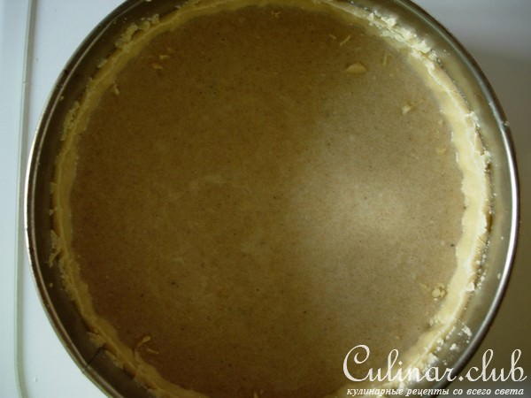 Пирог-пудинг с яблоками, медом и корицей.