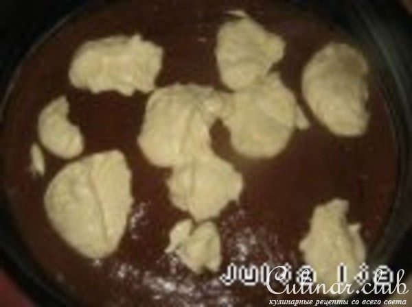 Брауни с творогом и вишней