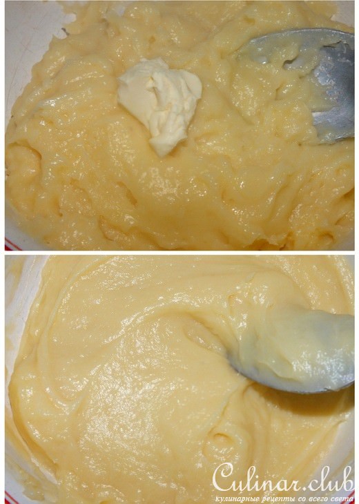 Саечки с заварным кремом