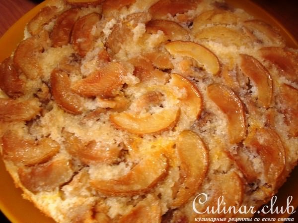 Легкая шарлотка с нектаринами. Для Леночки-kakoshа!!!