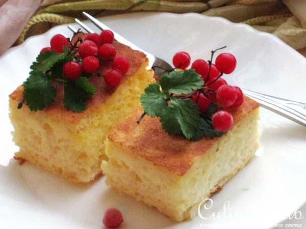 Сладкий рисовый пирог