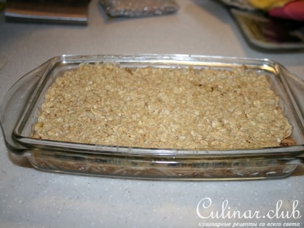 Овсяная запеканка с яблоками