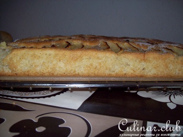 Пирог с яблоками быстрый.