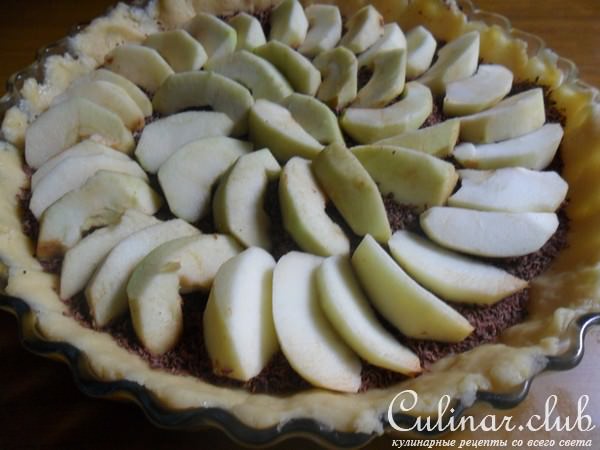 Яблочный тарт с шоколадом (Кулинарный алфавит)