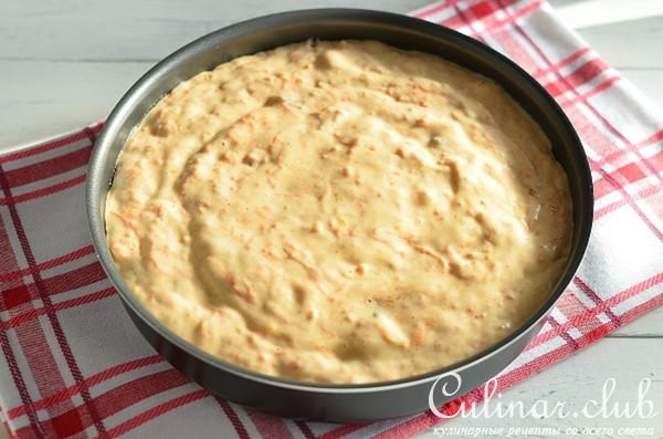 Морковный пирог с лимонным кремом