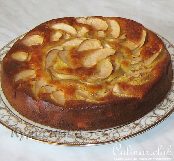 Яблочный пирог с маскарпоне (вариант)