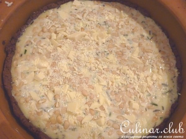 Шоколадный тарт с розмарином