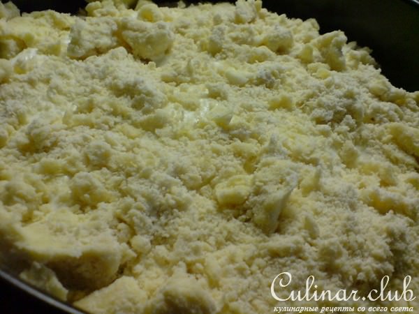 Пирог со сливами и штрейзель