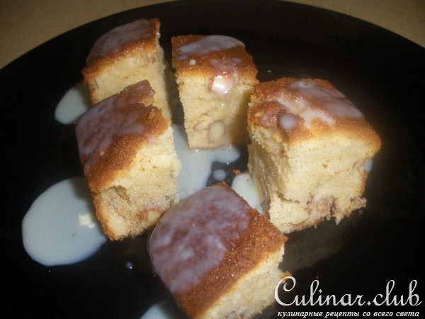 Пирог с миндалем, маскарпоне и белым шоколадом. Фантастически вкусный!!!
