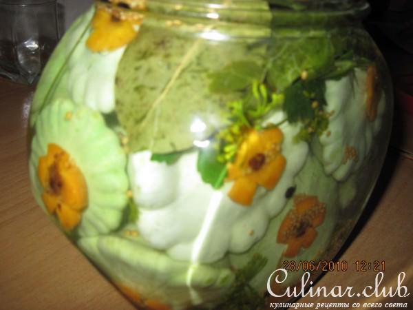 Паттисоны маринованные "Ромашки"