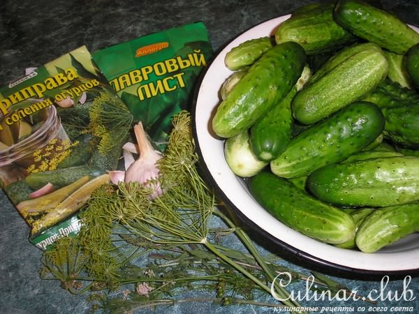 Солёные огурцы в банках