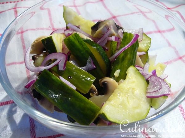 Овощная салатная смесь, малосольная