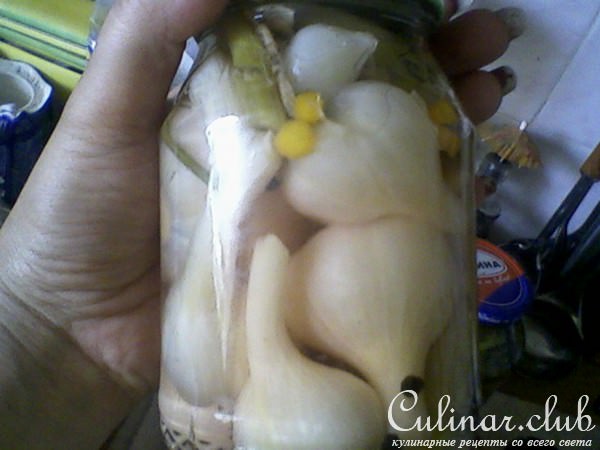 Маринованный чесночок со свеклой