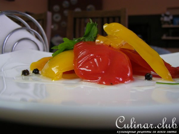 Маринованный перец с мёдом (вариант)