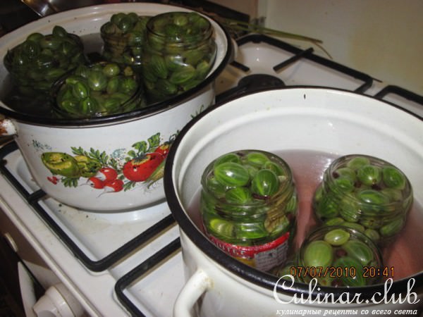 Маринованный крыжовник