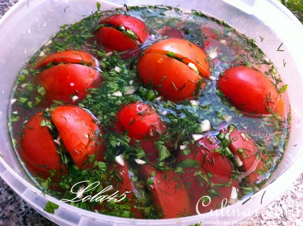 Помидорчики соленые (вариант)