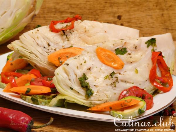 Капуста квашеная с перцем и помидорами