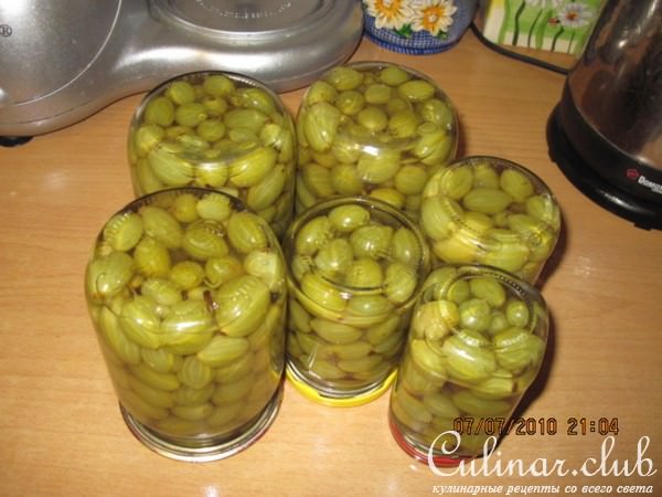 Маринованный крыжовник
