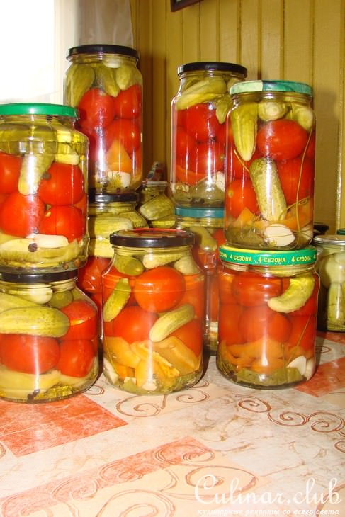 Овощное ассорти на зиму (вариант)