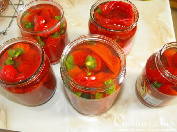 Маринованный острый перец