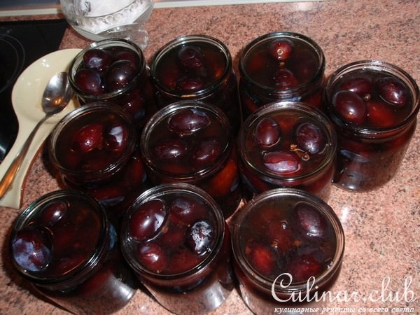 Слива маринованная к мясу