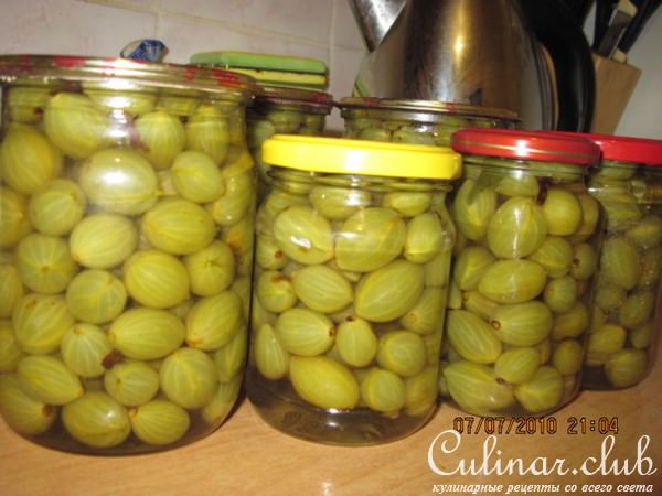 Маринованный крыжовник