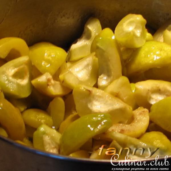 Маринованная японская айва по рецепту маринованных груш от Иоанны Хмелевской