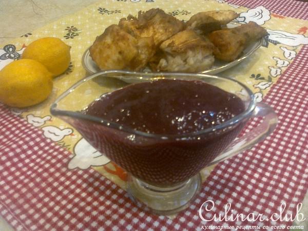 НАРШАРАБ (Домашний гранатовый соус к рыбе и мясу)