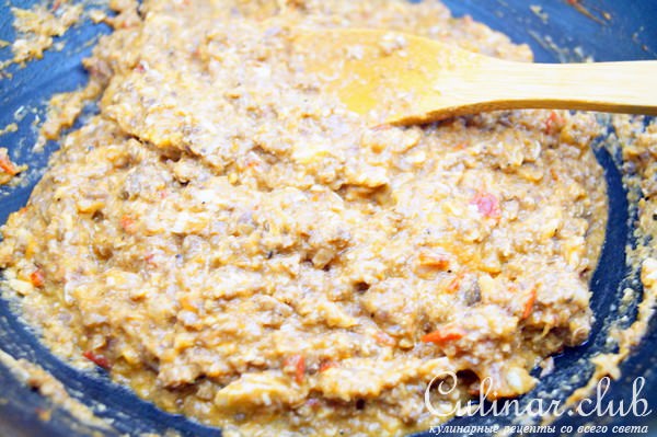 «Неряха Джо» на пшеничной лепёшке. Sloppy Joe. Мясной соус.