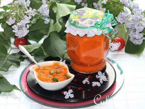 Морковная сальса с перчиком чили