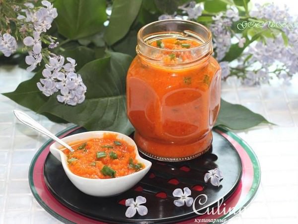 Морковная сальса с перчиком чили