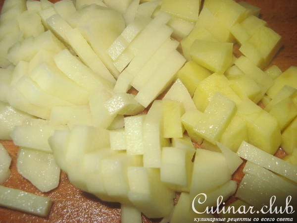 Гороховый суп с сыром