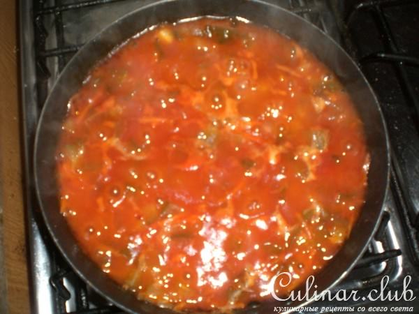 Фасолевый суп с солеными огурчиками (любимый суп сына)