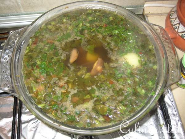 Весенний суп с крапивой (постный) 