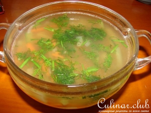 Суп из чечевицы с овощами