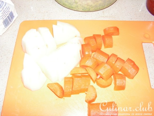 Гороховый суп без мяса c клецками