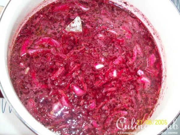 Постный борщ (так готовлю я. Один из вариантов множества борщей)