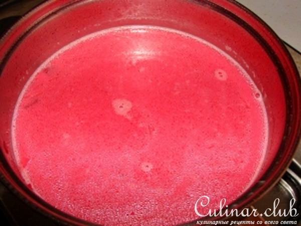 Суп- пюре из свеклы с яблоками "Для дружеской вечеринки"