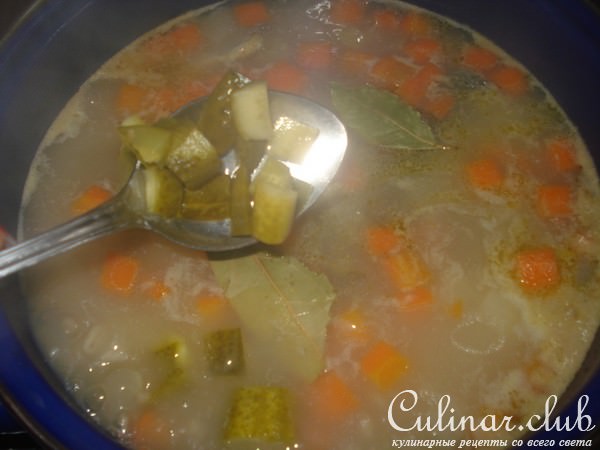 Суп рыбный с огурцом