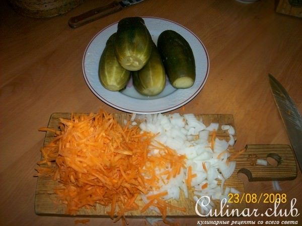 Калья (почти классический рассольник с почками)