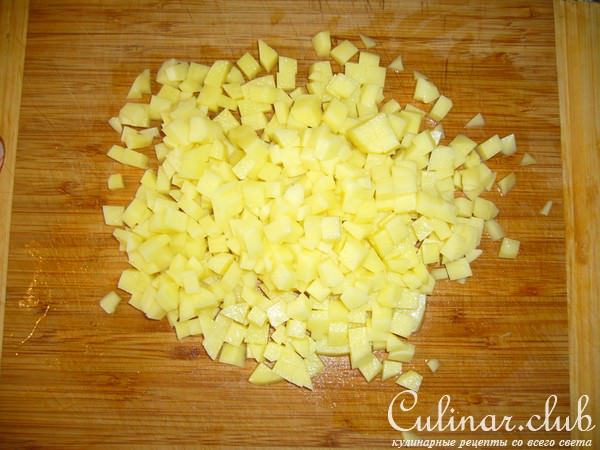 Ош чумаре. (суп с клёцками) Гороховый.