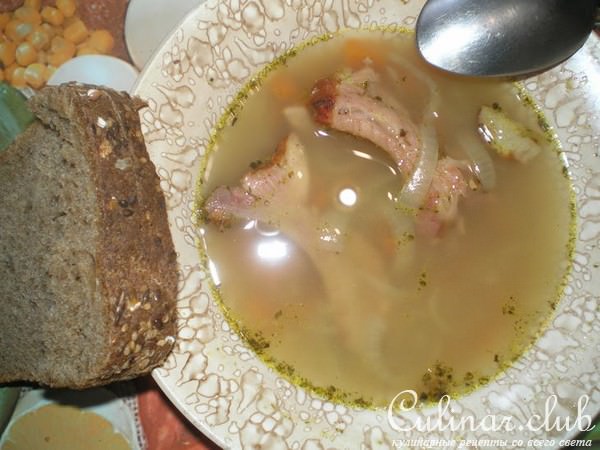 Гороховый суп и гороховое суфле