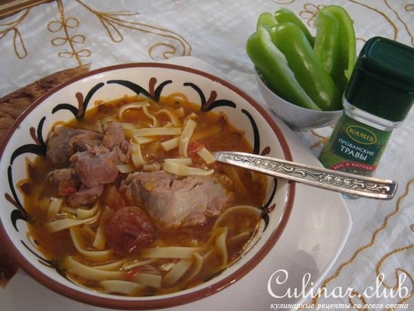 Суп мясной "Первый снег"