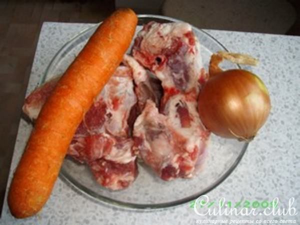 Суп фасолевый с орехами (мой вариант)