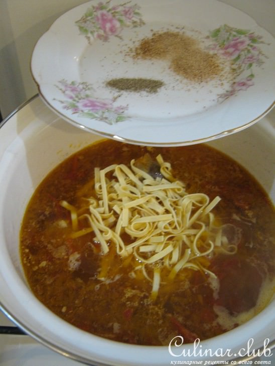 Суп мясной "Первый снег"